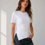 Women's White Short Sleeve T-Shirt