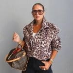 Beige Leopard Print Jacket