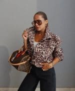 Beige Leopard Print Jacket - Image 2